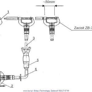 Uziemiacz przenośny do pola rozdzielczego ROK 6  I-3-ROK
