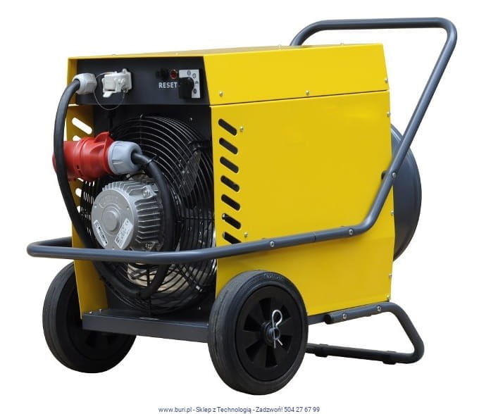 Nagrzewnica elektryczna na kółkach 9kW/18kW AlfaTherm EHT18