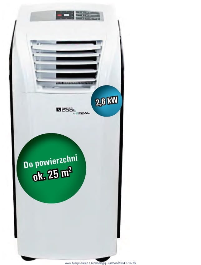 FRAL SuperCool FSC09 - Osuszacz, pompa ciepła i klimatyzator w monobloku